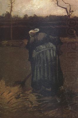 Peasant Woman Digging (nn04), Vincent Van Gogh